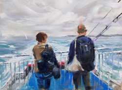 Good odds for a broader view, 30 x 40 cm, oil on linen oil painting