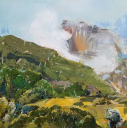 Soundscape oil painting