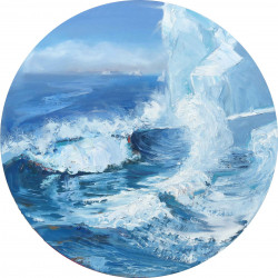 Safe passage oil painting