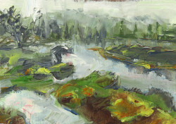 Orchestra I study oil painting