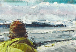 The scout oil painting