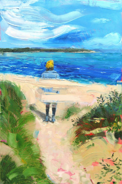 The witness oil painting