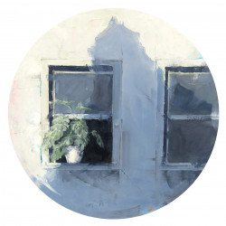 Tinges of blues oil painting