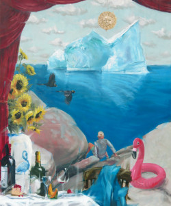 Tragedy of the sunflower oil painting